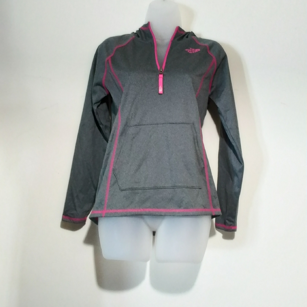 The North Face gray and pink Jacket